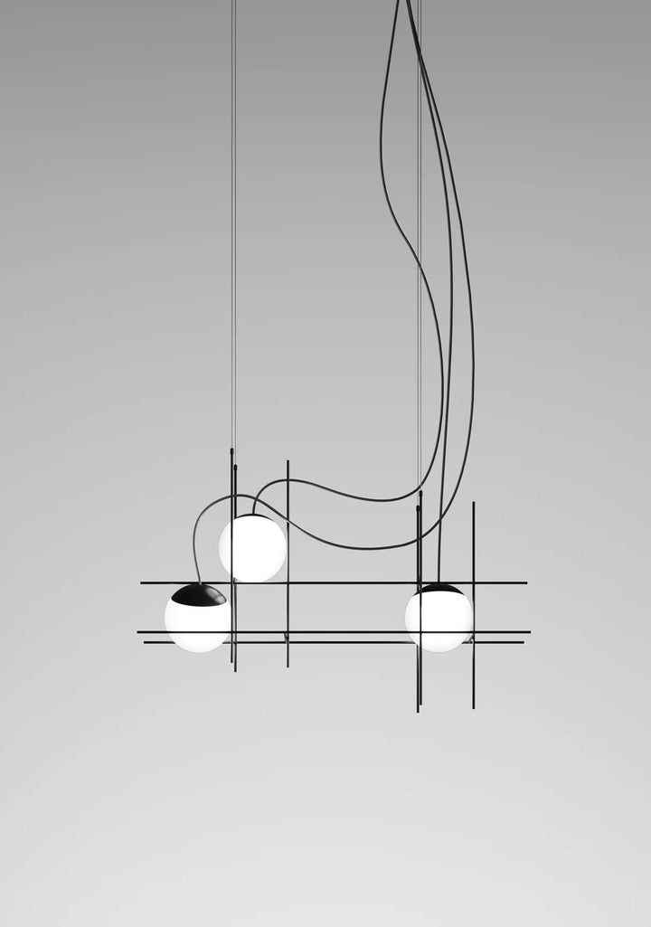 Plot Frame 3 Light Pendant - Ex-Display