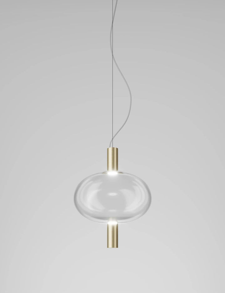 Riflesso 1 Pendant - Cystal & Brass - Ex-Display